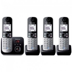 PANASONIC - KXTG6824FRB - Téléphone numérique sans fil - Répondeur - 120