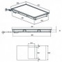 Beko HDMC32400TX plaque Acier inoxydable Intégré 30 cm Céramique 2 zone(s)
