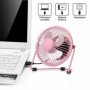 Mini Ventilateur USB Bureau Table Silencieux 360° Réglable Inclinable