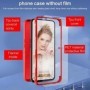 Coque Intégrale 360 pour Samsung S21 Rouge, Anti-Rayures Souple Léger