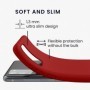 Coque pour Samsung S20 FE Protection Souple Couleur Unie Confortable Rouge