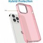 Coque pour iPhone 14 Pro Max Protection Silicone Souple Antichoc Semi-Transparent