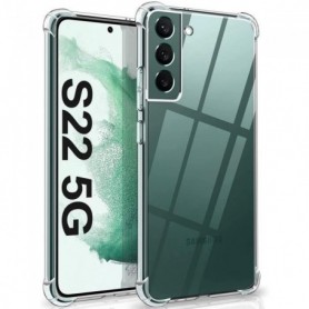 Coque pour Samsung Galaxy S22 Silicone Antichoc Anti Rayures Transparent