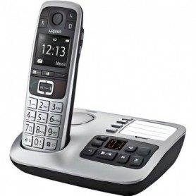 Téléphone Fixe GIGASET E560A Silver avec Répondeur et Affichage en Grands