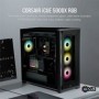 CORSAIR Boîtier PC iCUE 5000X RGB - Verre Trempé Moyen-Tour ATX - Noir