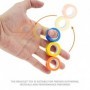 Doigt Anneaux Magnétiques Fidget Toy - Anneau De Bracelet Magnétique Décompressez