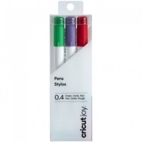 Cricut Joy Fine Point Pen Set 3/Pkg-Red, Green & Violet