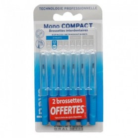 Mono compact 6 brossettes interdentaires ISO 0,8mm