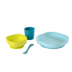 BEABA Set vaisselle silicone 4 pièces - blue 45,99 €