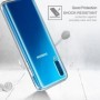 Coque pour Samsung Galaxy A7 (2018),Silicone Transparent TPU Coque Housse