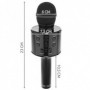 Microphone Karaoké portable sans Fil Autonome fonction enregistrement