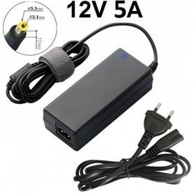 Chargeur alimentation ordinateur portable 12V  5A