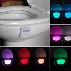 LED Lamp de toilettes Lumières de salle de bain WC LED lumière mouvement