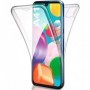 360-Degrés Transparent Silicone Coque pour Samsung Galaxy A41, 2 en 1
