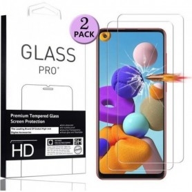 [2 PC] pour Samsung Galaxy A21s Verre Trempé Film de Protection Vitre