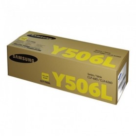 Cartouche de toner jaune haut rendement Samsung CLT-Y506L (SU515A) pour