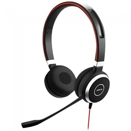 Jabra Evolve 40 UC Stereo Casque Avec fil Arceau Bureau/Centre d'appels USB Type-A Noir