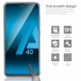 Coque pour Samsung Galaxy A40,Silicone Transparent TPU Coque Housse de