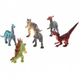 Johntoy dinosaures speelset 6-pièces de 12 cm