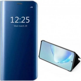 Coque Samsung Galaxy Note 20 Ultra,Etui à Rabat Miroir Smart Flip avec