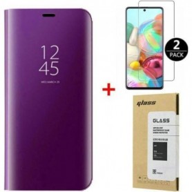 Coque Samsung Galaxy Note 10 Lite + [2 Pack] Verre trempé,Smart Miroir