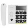 DORO Téléphone filaire PhoneEasy 312cs avec ID d'appelant - Blanc