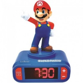 Réveil Nintendo Super Mario pour Enfant - Effets sonores - Horloge Réveil