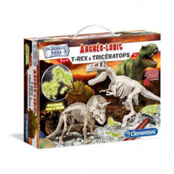 CLEMENTONI Archéo Ludic - T-Rex & Tricératops Phosphorescent 40,99 €