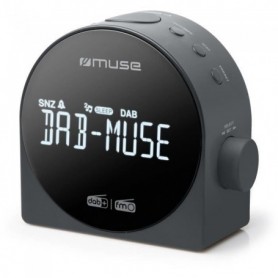 MUSE - Radio réveil DAB+ / FM - M-185 CDB -  Double alarme - Ecran LCD