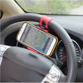 Support auto attache volant compatible tous smartphone Pour LG Leon Support