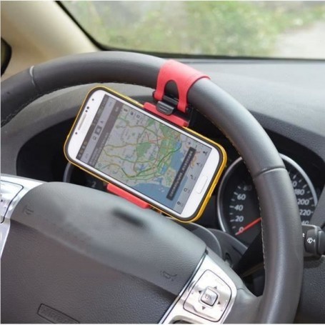 Support auto attache volant compatible tous smartphone Pour LG Leon Support