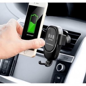 Wolder Support de téléphone portable pour voiture avec chargeur sans fil