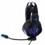 Casque gamer OVLENG GT63 bleu avec micro et retro éclairage LED - Haut-parleur