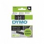 DYMO LabelManager cassette ruban D1 12mm x 7m Blanc/Noir (compatible avec )