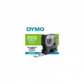 DYMO LabelManager cassette ruban D1 19mm x 7m Noir/Transparent (compatible )
