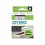 Dymo LabelManager cassette ruban D1 19mm x 7m Noir/Transparent (compatible )