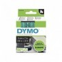 DYMO LabelManager cassette ruban D1 9mm x 7m Noir/Vert (compatible avec )