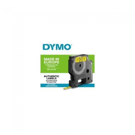 Dymo LabelManager cassette ruban D1 6mm x 7m Noir/Jaune (compatible avec )