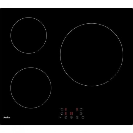 Table de cuisson induction - AMICA - 3 zones - L59 x52 cm - AI3531 - 6,2