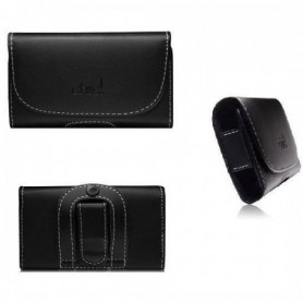 ozzzo housse de protection horizontal ceinture noir pour Elephone S8