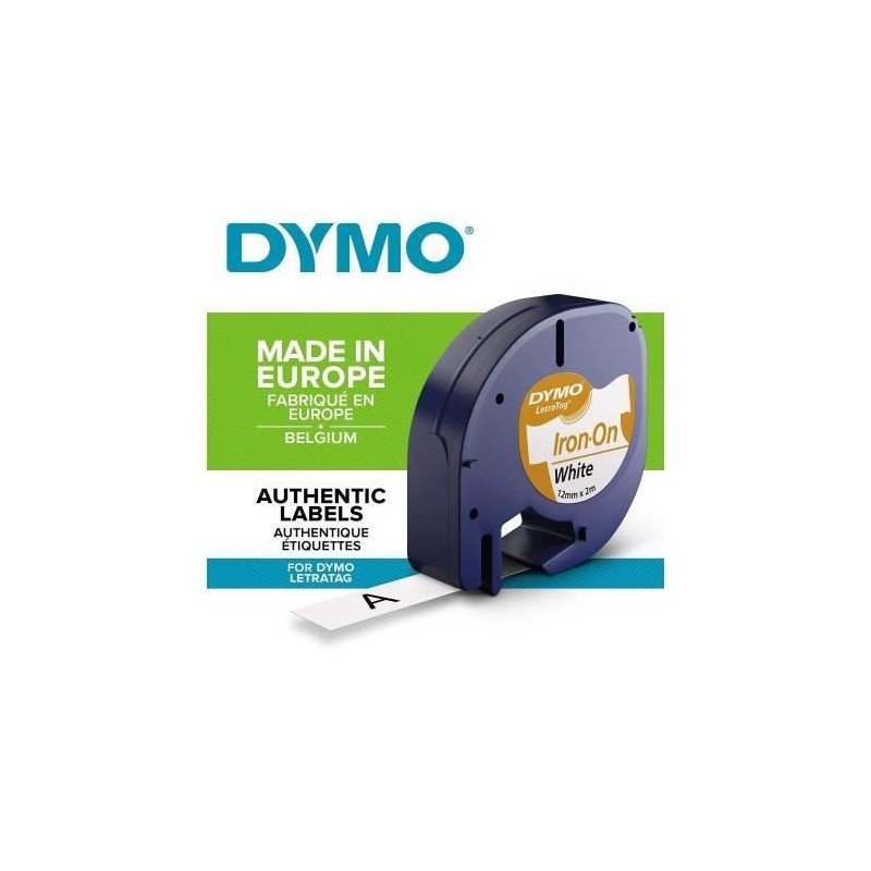 Ruban stratifié Dymo S0718850 Noir/Blanc