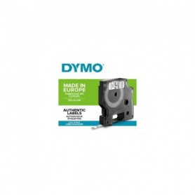 DYMO LabelManager cassette ruban D1 6mm x 7m Noir/Blanc (compatible avec )