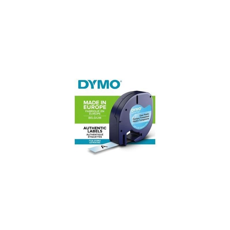 Ruban Laminé pour Etiqueteuses Dymo S0721530 Bleu