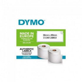 DYMO LabelWriter Boite de 2 rouleaux de 260 étiquettes adresse grand format