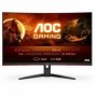 AOC G2 CQ32G2SE/BK LED display 80 cm (31.5") 2560 x 1440 pixels 2K Ultra HD Noir, Rouge"