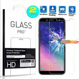 [2 Pack] Film de Protection d'écran Verre Trempé Pour Samsung Galaxy A6
