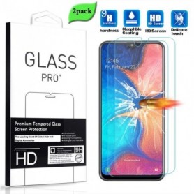 [2 Pack] Film de Protection d'écran Verre Trempé Pour Samsung Galaxy A20