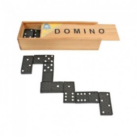 Domino boite bois 15x5x3 cm Taille Unique