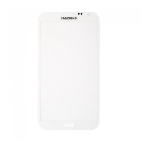 Ecran de façade blanche + adhésif Samsung Galaxy Note 2 N7100 N7105