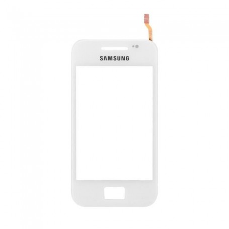 Vitre tactile + adhésif pré-installé blanc Samsung Galaxy Ace S5830